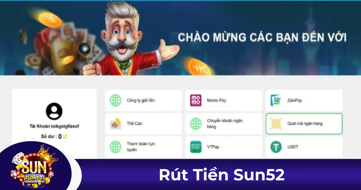 Cách khắc phục lỗi khi giao dịch rút tiền gặp vấn đề tại Sun52